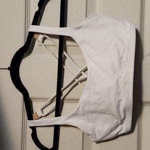 Lululemon white sport bra